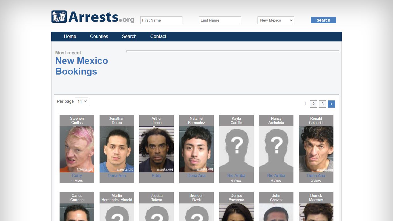 New Mexico Arrests and Inmate Search